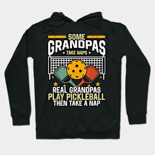 Pickleball Grandpa Pickleball Player Hoodie